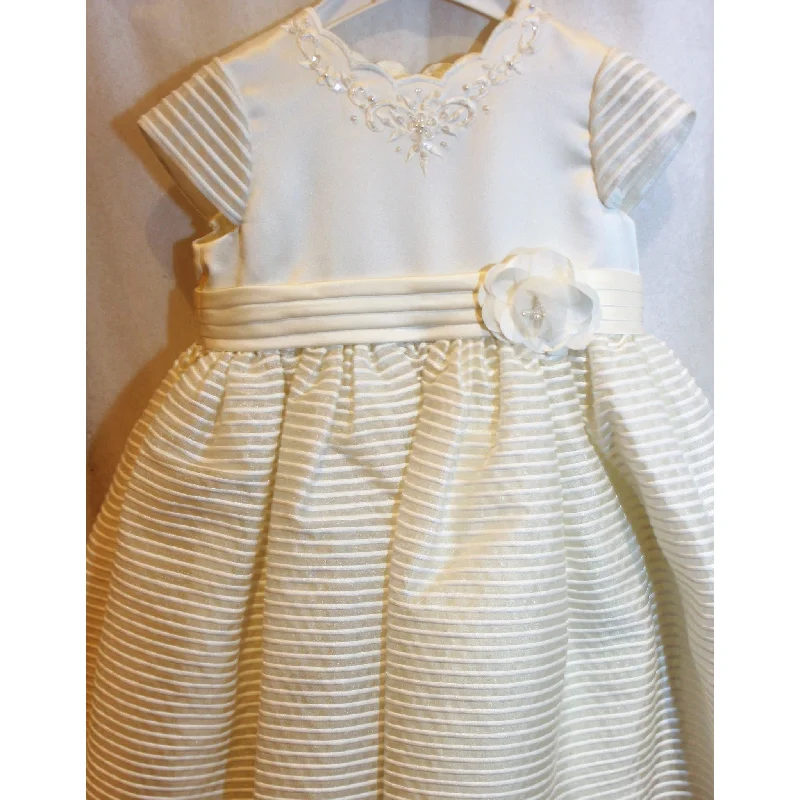 sleeveless dressSarah Louise Striped Organza Dress