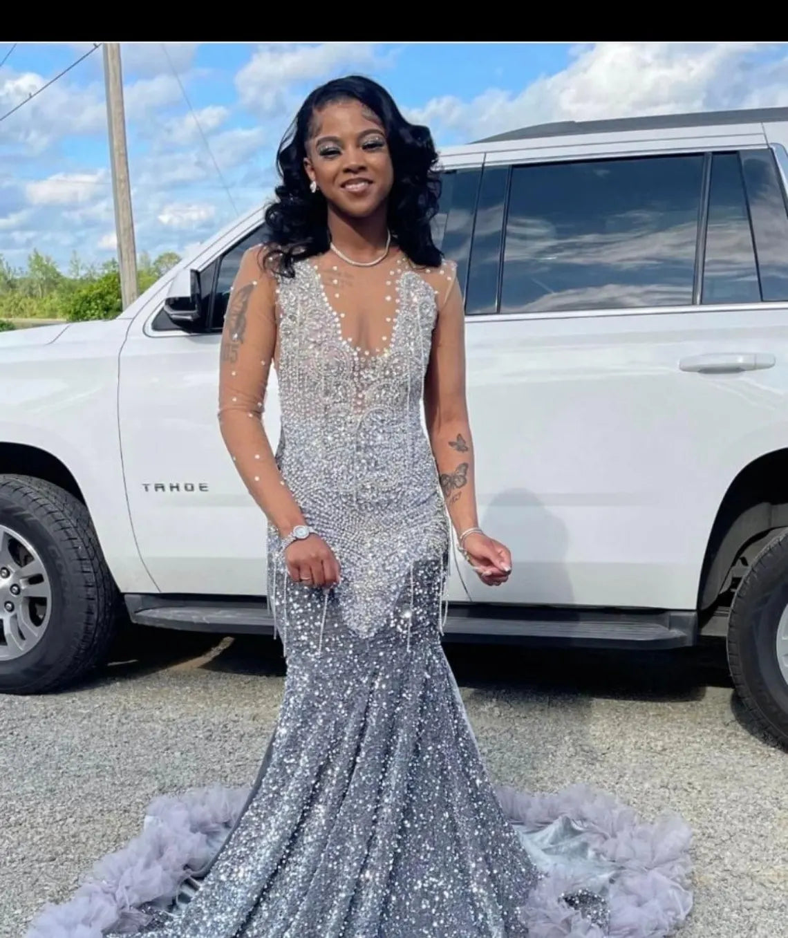 bodycon dressLong Fitted Prom Dresses, Homecoming Dress, Wedding Dress, Black Girl Dress, Reception Dress, Gift For Her, Mermaid Dress, Rhinestone Dress.