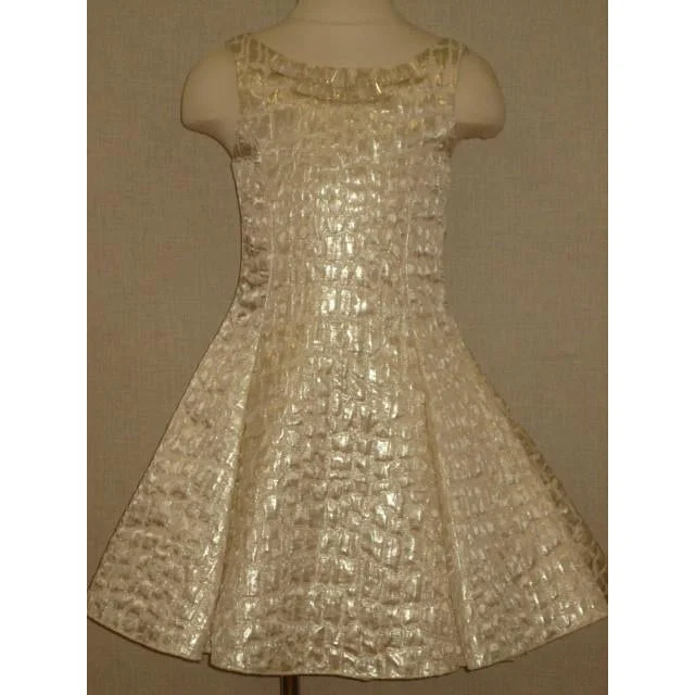 vintage-inspired dressZoe Ltd Gold Fit And Flare Dress