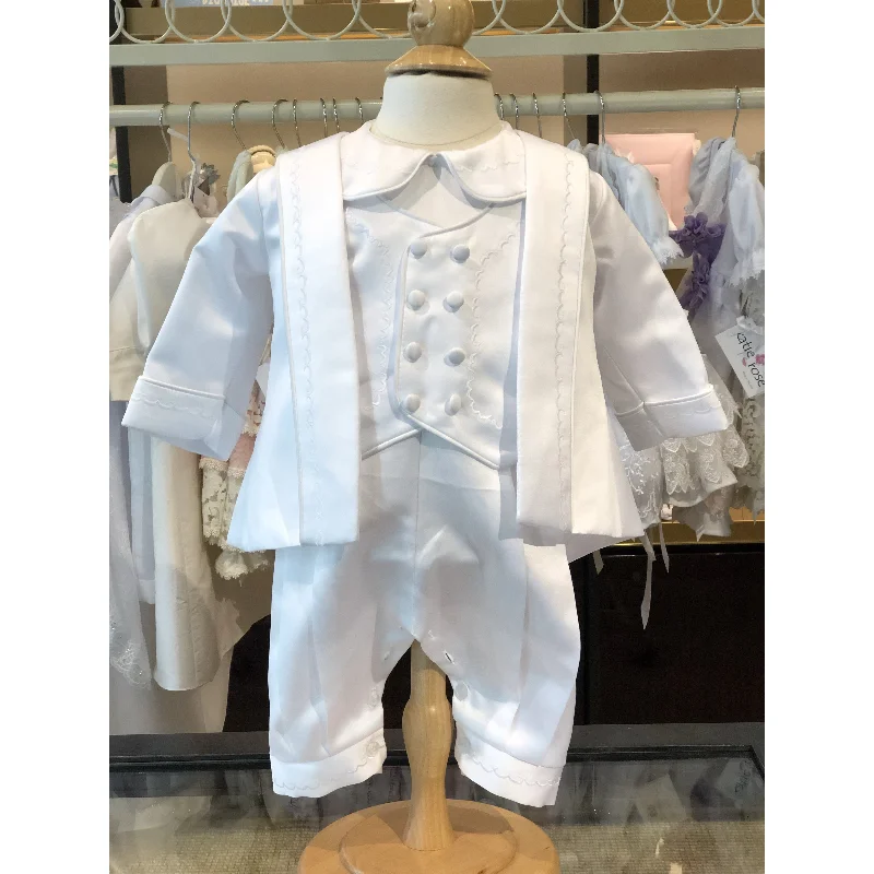 puff sleeve dressSweetie Pie Boys Christening Outfit