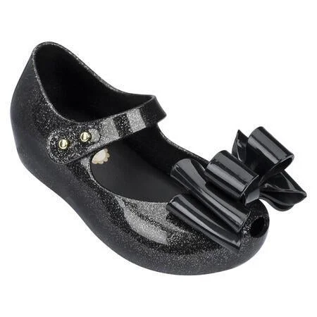 chic dressMini Melissa Black Glitter Bow