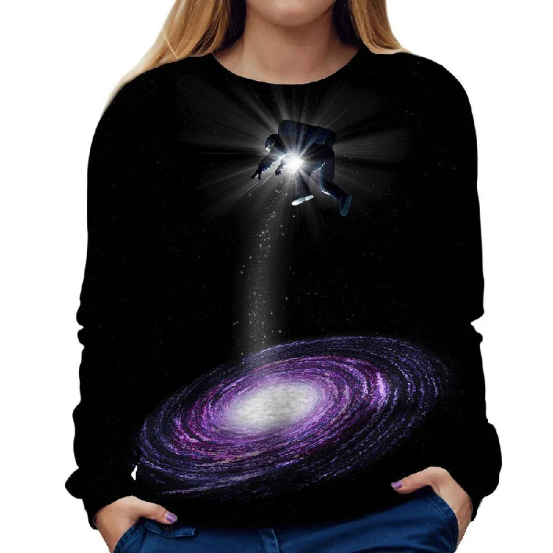 oversized gym sweatshirtPurple-Astro Womens Sweatshirt