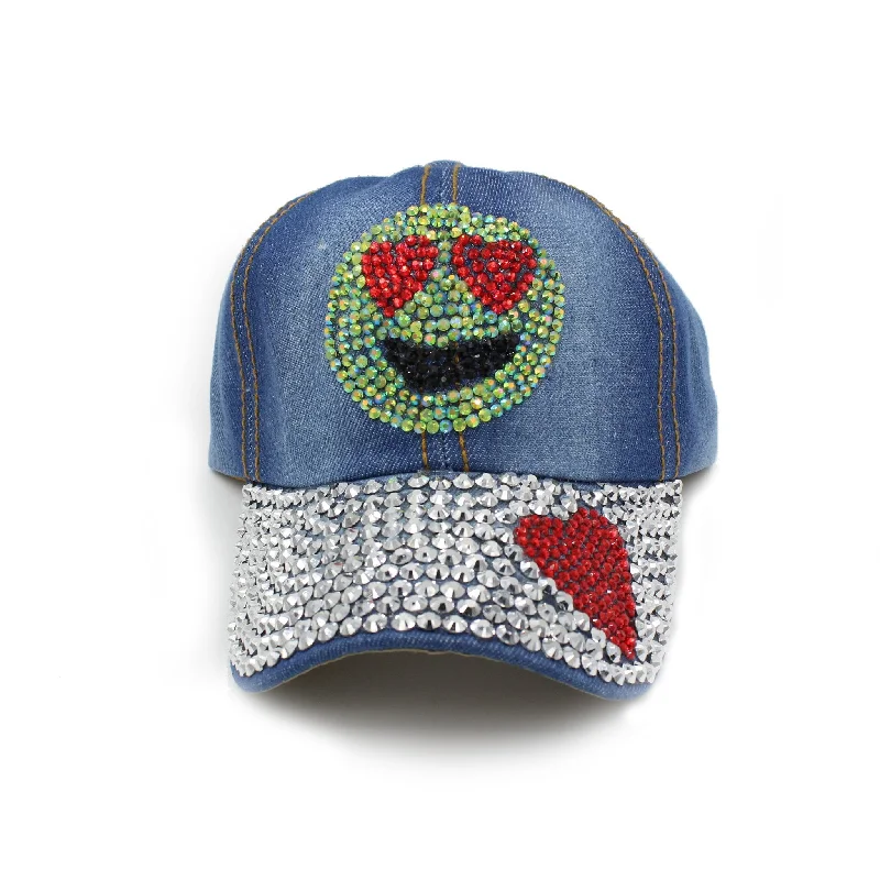 knit dressManiere Denim Emoji Hat