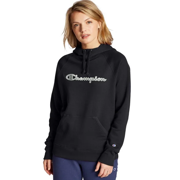 vibrant athletic hoodieChampion Womens Powerblend Pullover Hoodie Chainstitch Logo