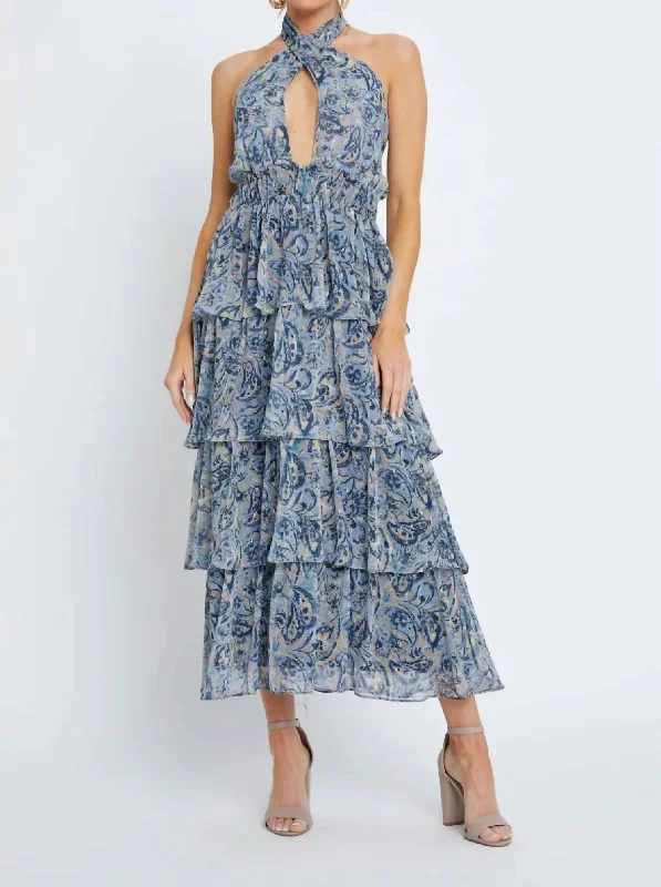 oversized dressLulua Maxi Dress In Blue Tempera