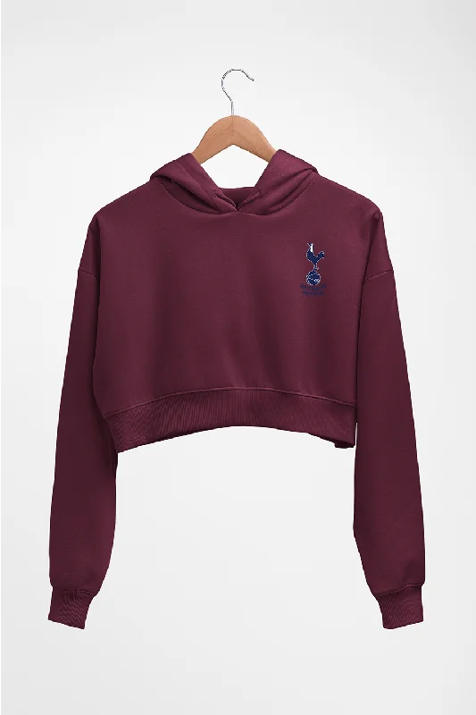 zip-up hooded sweatshirtTottenham Hotspur F.C Crop HOODIE FOR WOMEN