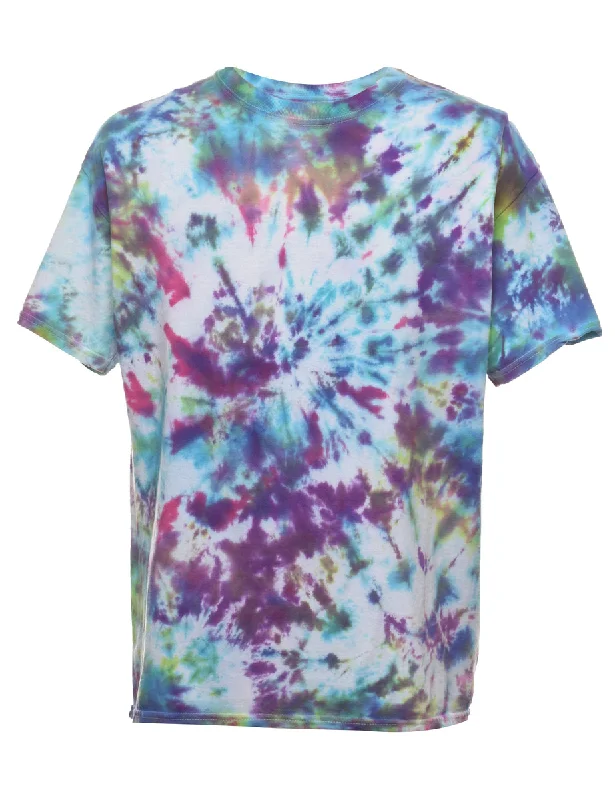 Multi-Colour Tie Dye T-Shirt - L