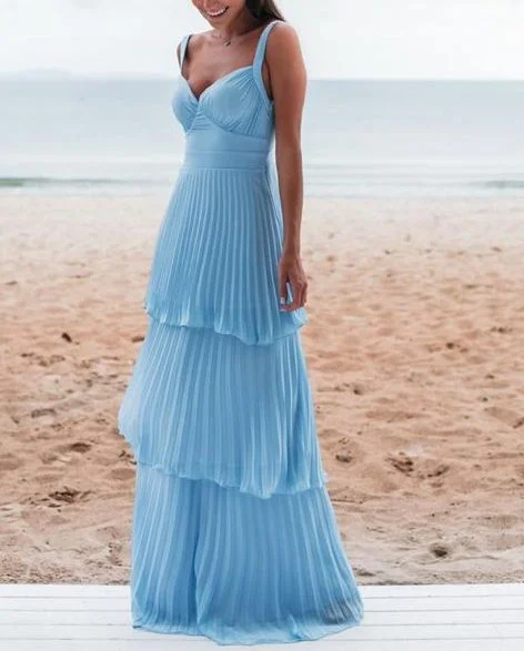 comfy maxi dressCharming Blue Prom Dress Long Evening Dress Y6363